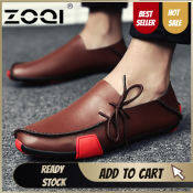 ZOQI Handmade Men's Casual Driving Shoes