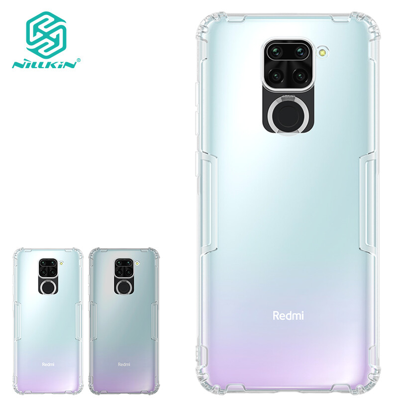 Nillkin Sang Trọng Silicon Mềm Ốp Lưng Cho Xiaomi Redmi Note 9 and 10X 4G Ốp Lưng Chống Sốc Trong Suốt Bằng Silicon TPU