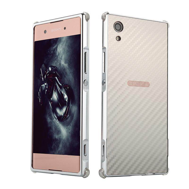 Ốp cho sony xperia xa1 plus khung kim loại nhôm, ốp cứng sợi carbon dành cho sony xperia xa1 plus