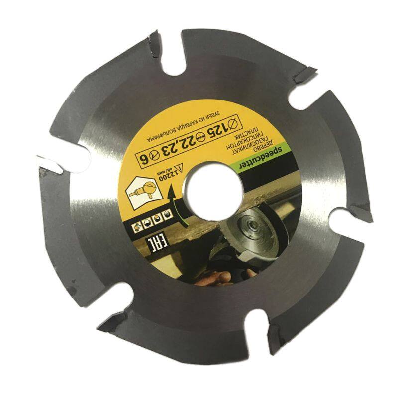 Lưỡi cưa tròn 125mm 6t, đĩa cưa máy mài đa công cụ đĩa cắt gỗ cacbua khắc lưỡi, cho máy mài góc