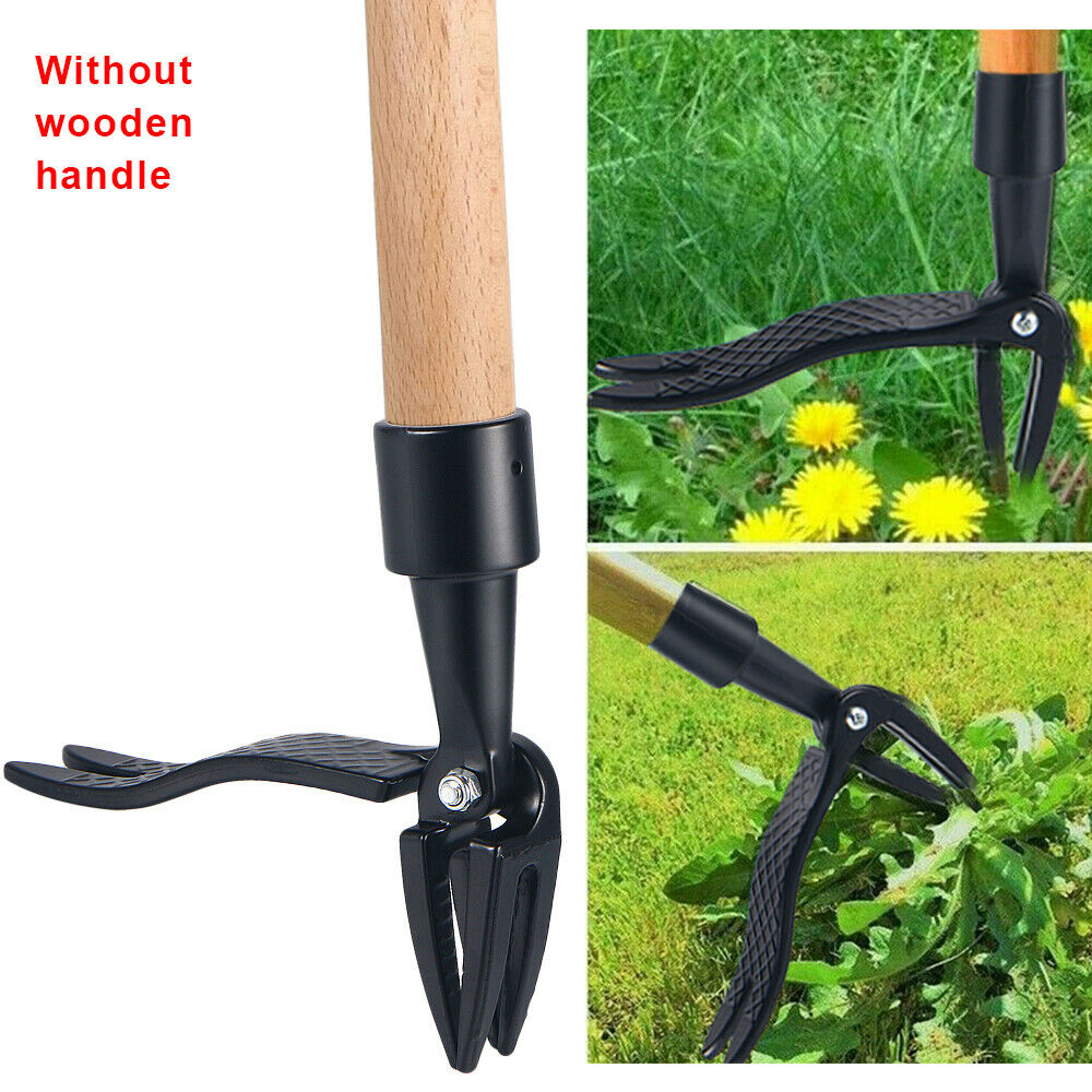 👍máy làm cỏ hoạt động bằng chân, máy làm cỏ đứng, xẻng rễ không uốn, dụng cụ làm cỏ và rễ cây