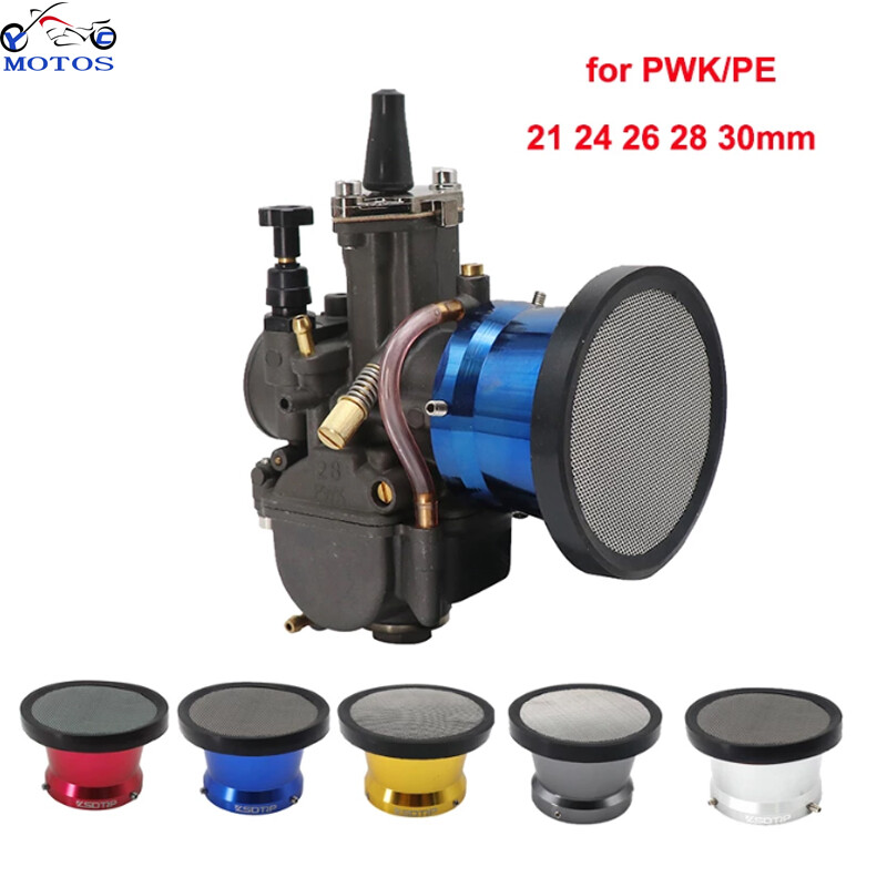 Bộ Lọc Không Khí Xe Máy YC MOTOS, Cốc Gió Bộ Lọc Hợp Kim 50Mm Cho PWK21/24/26/28/30Mm PE28/30Mm