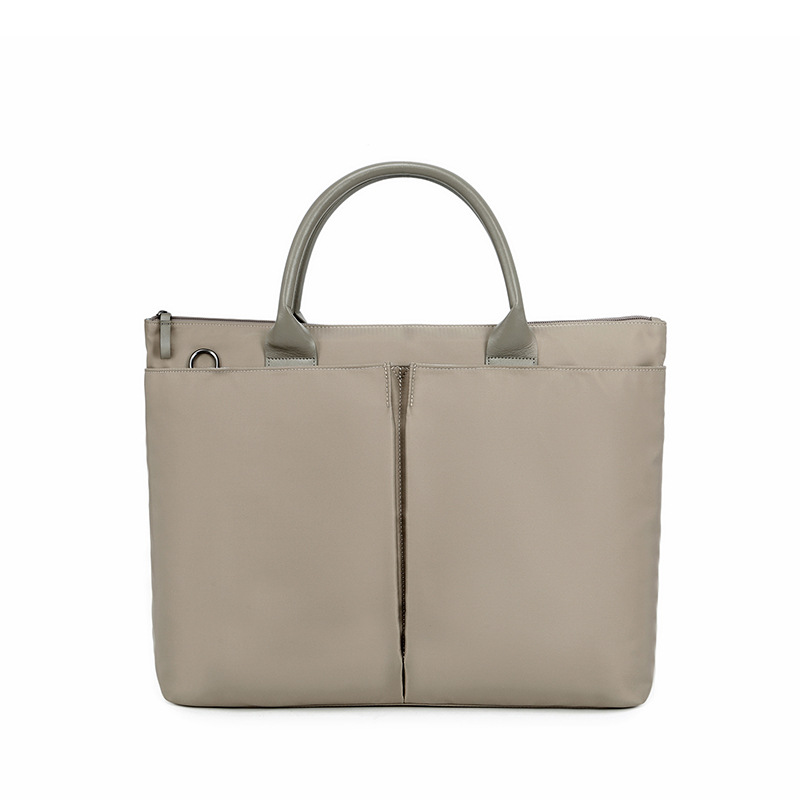 MINGKE Máy Tính Xách Tay Túi 13 14 15 Inch Tote Túi Sling Bag Đối Với Phụ Nữ Kinh Doanh Không Thấm Nước Kaki Màu Đen