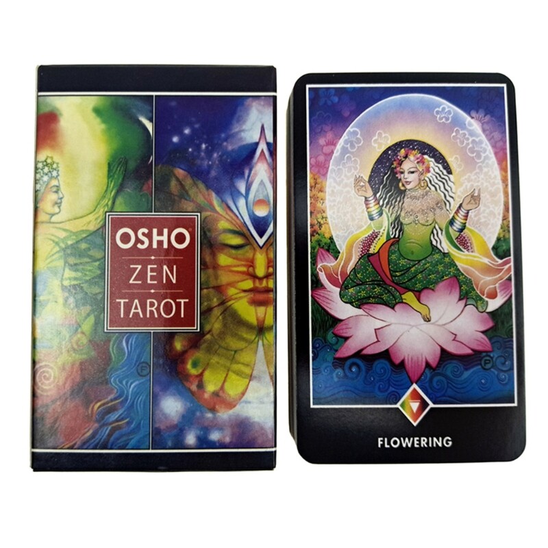 Osho Bộ Thẻ Zen Ta-rot Trò Chơi Bảng Bền Vẽ Đẹp Giải Trí Tiệc Tùng Gia Đình Ta-rot Chất Lượng Cao