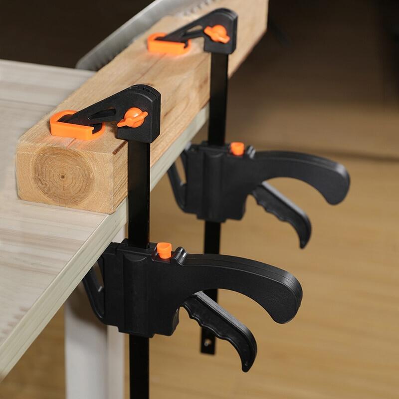 Thanh công việc chế biến gỗ 4 inch F Bộ kẹp Kẹp cứng Nhanh chóng Ratchet Phát hành Tự làm Đồ gỗ Dụng cụ cầm tay