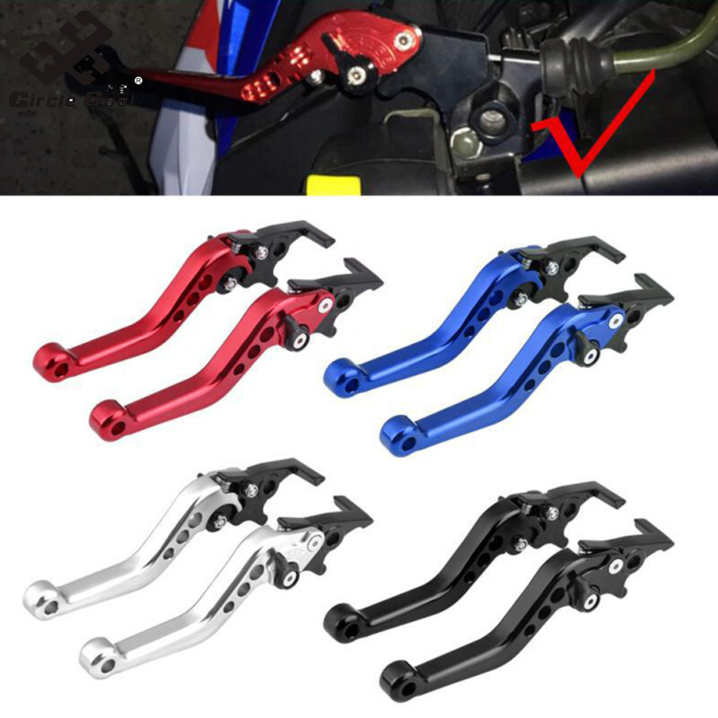 Circle Cool 1 Pair Motorcycle Brake Clutch Levers Adjustable Double Disc