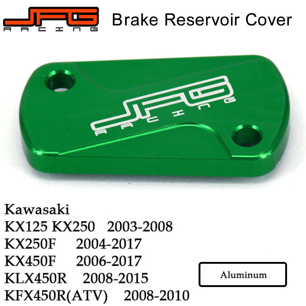 Nắp đậy bình chứa dầu phanh sau xe máy jfg, nắp đậy dành cho xe kawasaki kx125 kx250 03-08 kx250f kxf250 kx450f kxf450 klx450r kfx450r