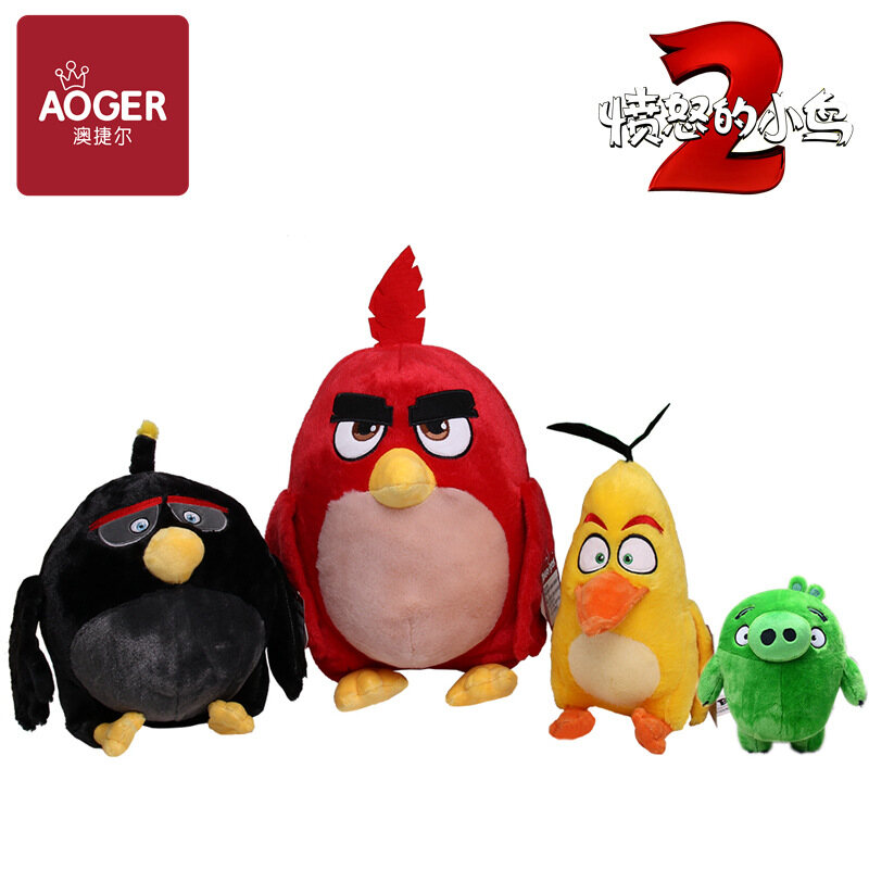 Bán buôn Angry Birds chính hãng phim hoạt hình búp bê trẻ em sang trọng đồ chơi hoạt động búp bê