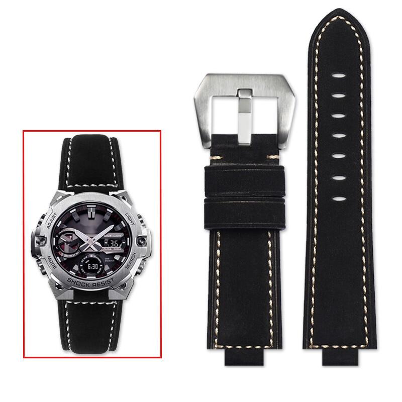 Dây Đeo Bằng Da Chính Hãng Cho Casio G-SHOCK GST-B400 GST-B200 Series Cổ Điển Cho Nam Frosted Đeo Ta