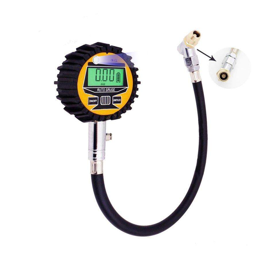 [ขายแฟลช] ดิจิตอลยางเกจวัดความดันสำหรับรถยางรถยนต์เครื่องทดสอบแรงดัน