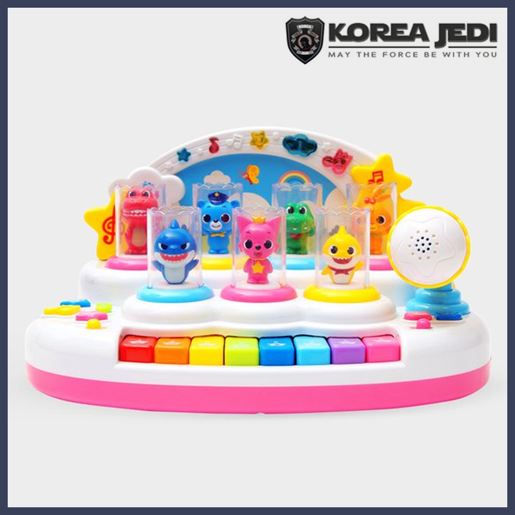 Pinkfong - Baby Shark Children's Song Karaoke Toy Set Figures Mic Melody Light - Original Korea Pinkfong Model by koreajedi ราคา 2,450 บาท*ส่งฟรี