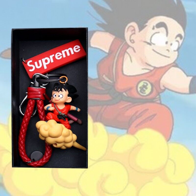 Móc khóa xe hơi móc khóa goku bay dễ thương móc khóa cho chìa khóa xe máy