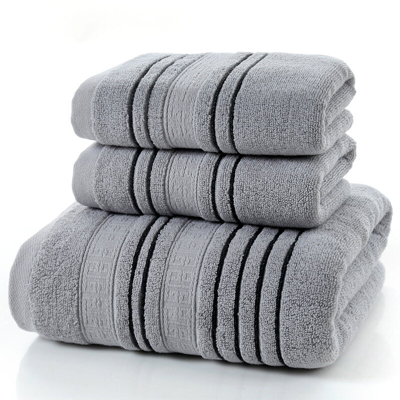 Khăn Mặt KS 35*75 Khăn Tắm Thấm Nước Dày Cotton Nguyên Chất Không Có Xơ