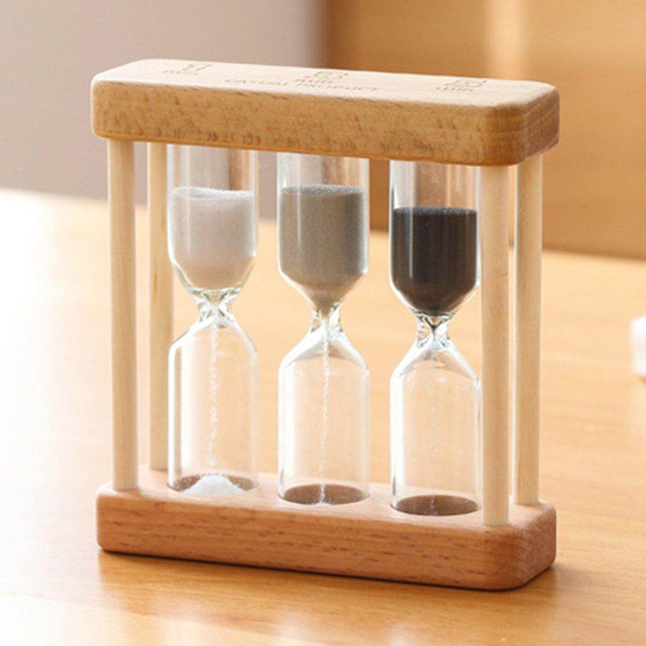 Đồng hồ cát thủy tinh phổ biến nhất 1/3/5 phút đồng hồ cát thủy tinh đồng hồ hẹn giờ trang trí nội thất quà tặng