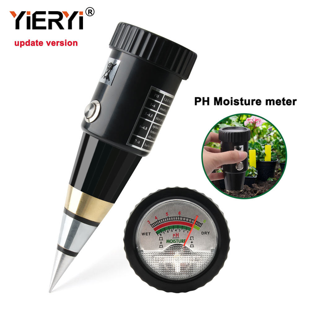 YIERYI New VT-05 Pointer Soil Tester 2 in 1 PH/Moisture Soil Tester No Batteries Needed Highly Accurate Metal Probe Probe Suitable for Agriculture Potted Plants Nursery Laboratory Orchard Planting