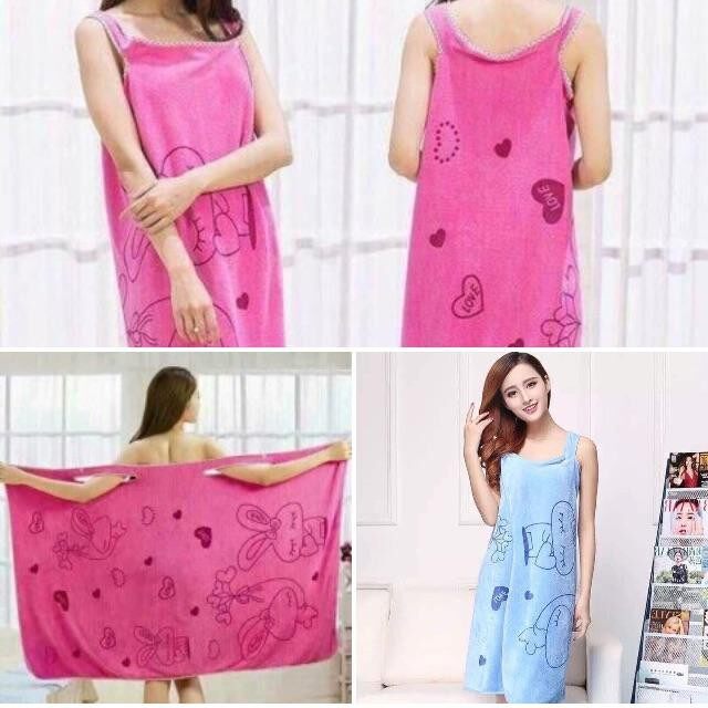 Khăn tắm choàng đa năng 2in1
