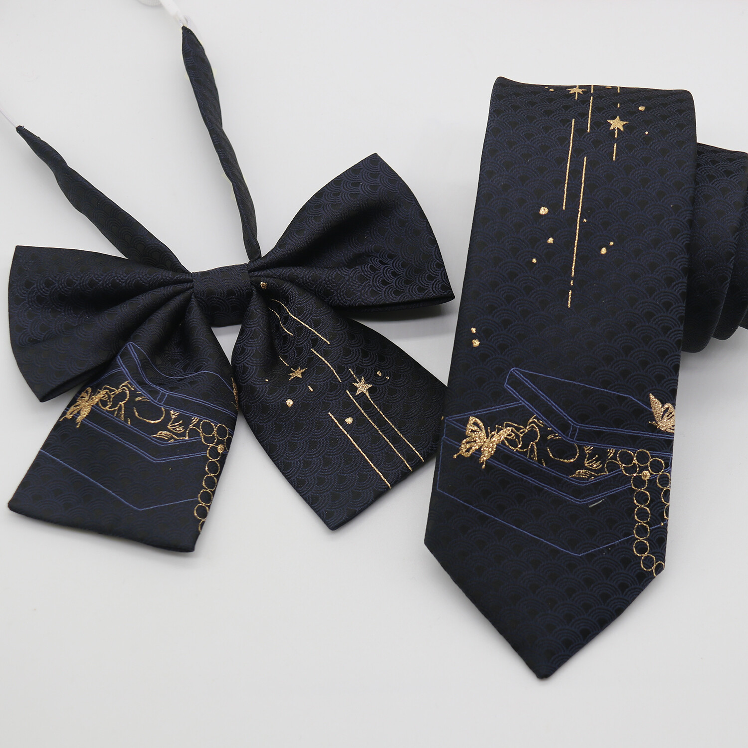 [Lily Ella] Hộp Ma Thuật Đồng Phục Jk Chính Hãng Thắt Cà Vạt Dk Cho Nữ Áo Sơ Mi Nhật Bản Cho Học Sinh Đồ Nhỏ