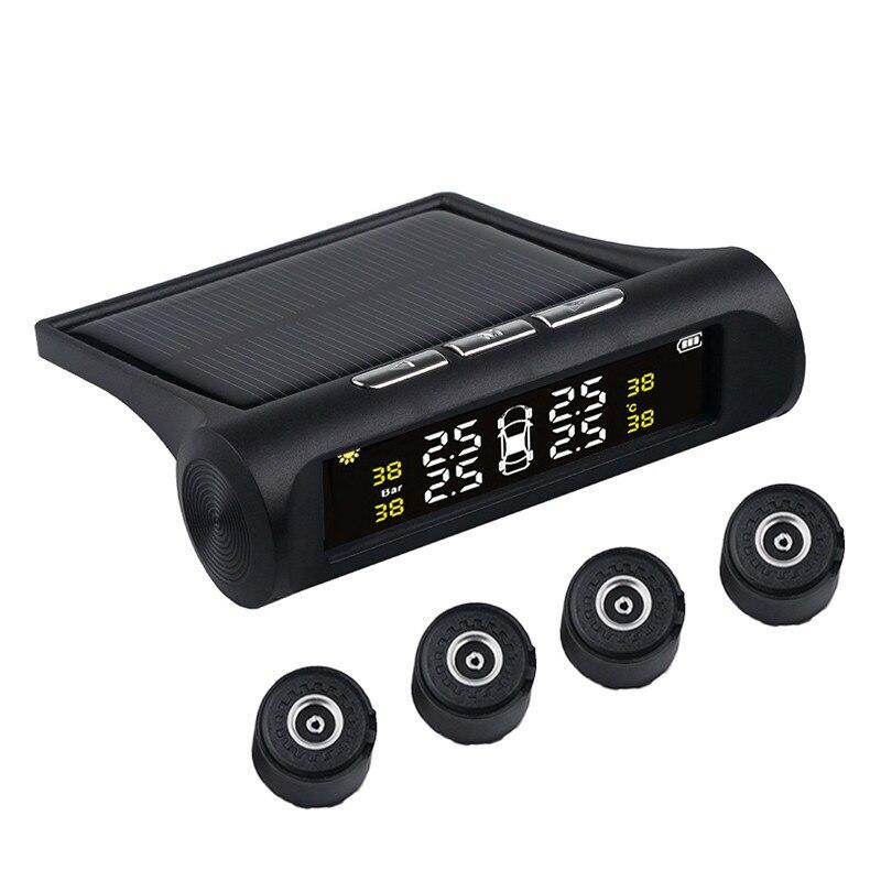 Aoogoor USB หรือชาร์จพลังงานแสงอาทิตย์รถแรงดันยาง TMPS เครื่องวัดความดันลมยางแอลซีดีดิจิทัลเอชดีจอแสดงผลปลุกอัตโนมัติเครื่องมือไร้สาย 4 เซนเซอร์ภายนอก Aoogoor USB หรือชาร์จพลังงานแสงอาทิตย์รถแรงดันยาง TMPS เครื่องวัดความดันลมยางแอลซีดีดิจิทัลเอชดีจอแสดงผลปลุกอัตโนมัติเครื่องมือไร้สาย 4 เซนเซอร์ภายนอก