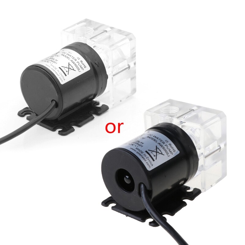 Máy Bơm Nước Làm Mát CPU Độ Ồn Thấp 800L/H Dòng Chảy Cao 12V 19W G1/4, Hệ Thống Làm Mát Máy Tính CPU PC