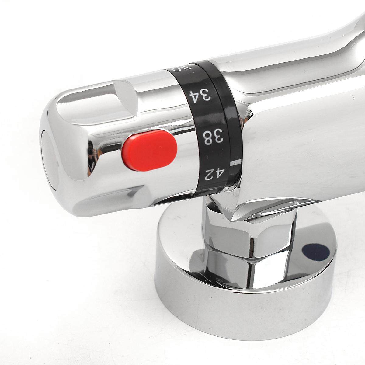 Generic Wall Mount Shower Bath Valve With Thermostatic Control Rain