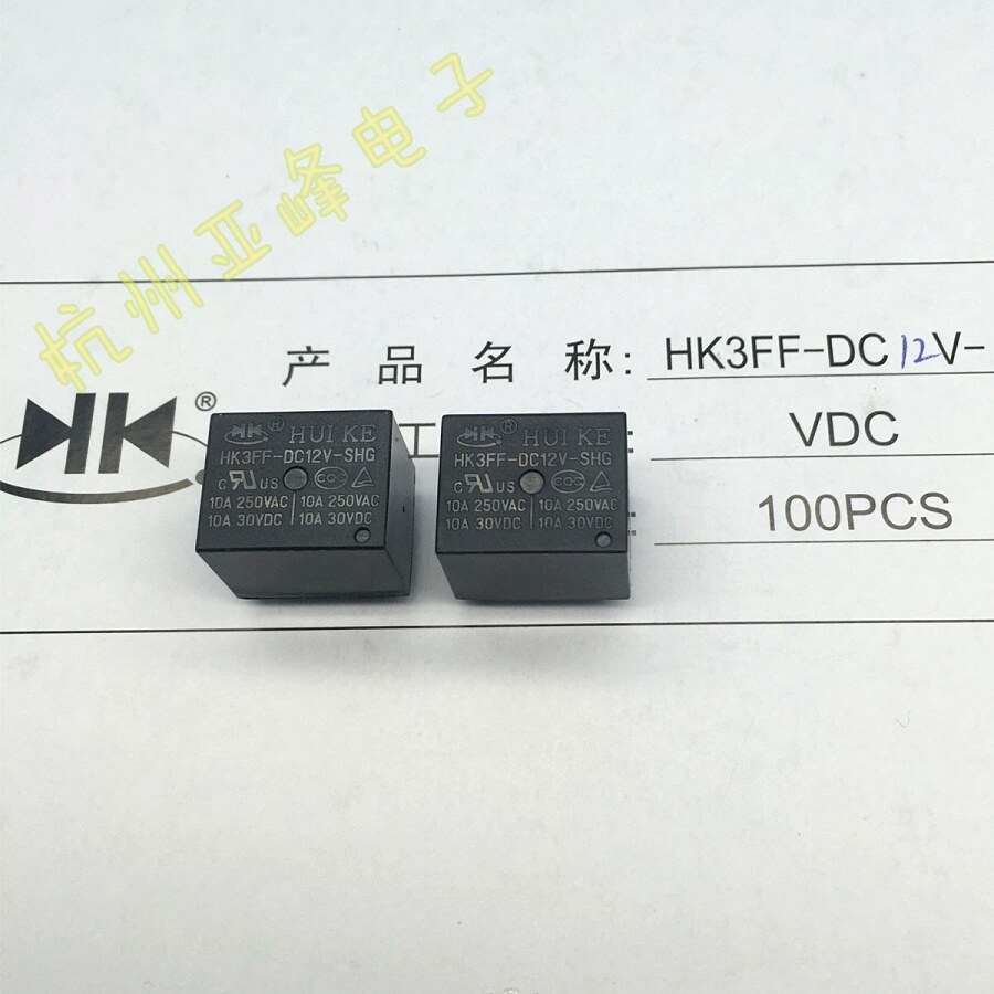 1pcs HK3FF-DC12V-SHG Ningbo huike Relay huike một bộ chuyển đổi 5 feet 10a250vac T73