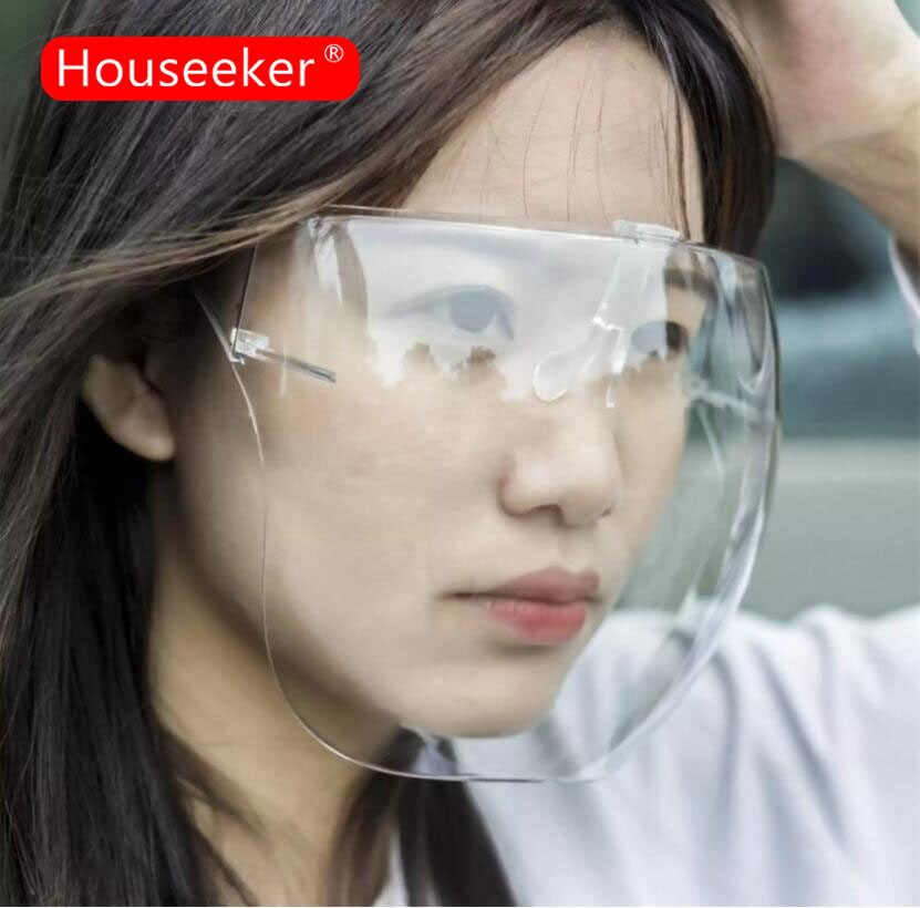 Houseeker Tấm Che Mặt Cỡ Lớn Phóng Đại Tấm Che Mặt Acrylic, Tấm Chắn Toàn Mặt, Kính Tráng Gương Lớn Trong Suốt HD Bảo Vệ Mặt