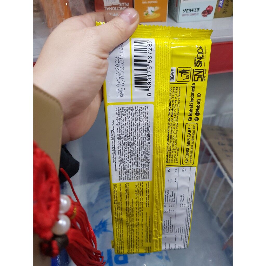 Bánh kem xốp Nabati 130g