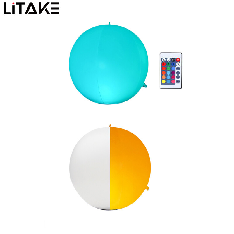 Large Floating And Inflatable LED Glow Beach Ball Toy With Color Changing Lights For Summer Parties Pool Beach Parties ราคา 342 บาท*ส่งฟรี