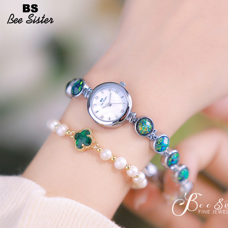  BS Bee Sister Đồng Hồ Nữ Chính Hãng Đồng Hồ Đeo Tay Thạch Anh Phiên Bản Hàn Quốc Thanh Lịch Sang Trọng Đồng Hồ Thường Ngày Đính Đá Kim Cương Chống Nước Bằng Thép Không Gỉ Cho Nữ 1648 