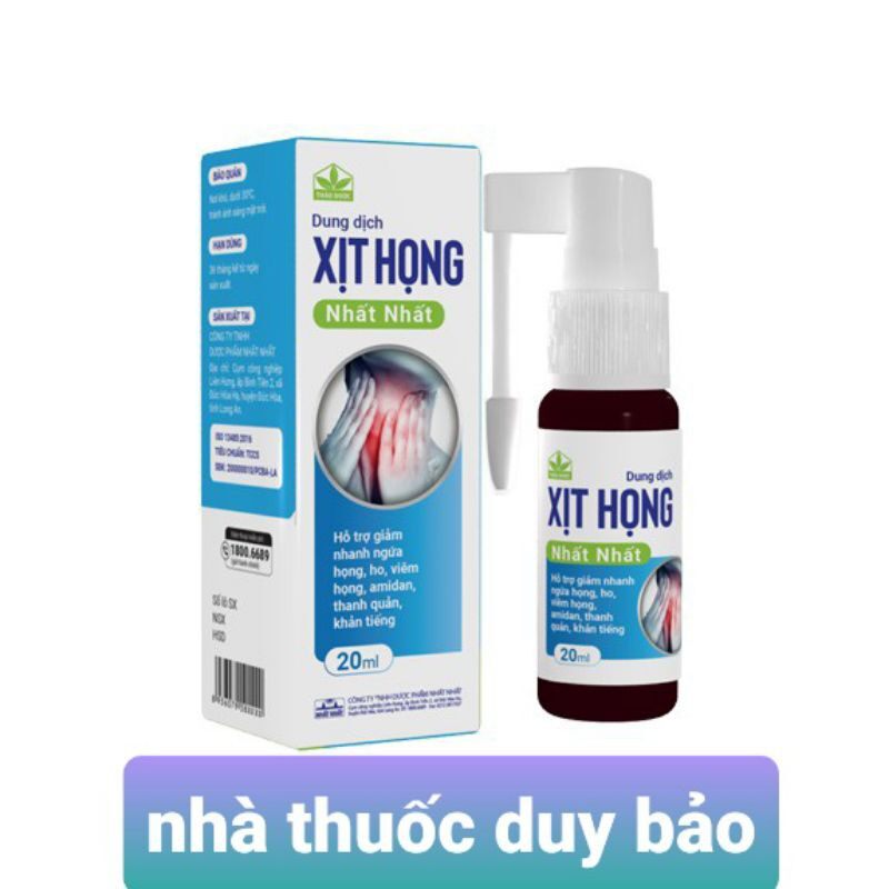 Xịt họng nhất nhất