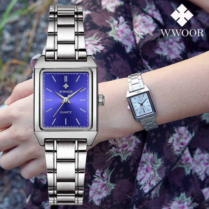 Đồng Hồ Đeo Tay Nữ WWOOR, Đồng Hồ Đeo Tay Thời Trang Chính Hãng Mới Nhất, Chống Nước, Có Hộp Đựng Miễn Phí-8850G