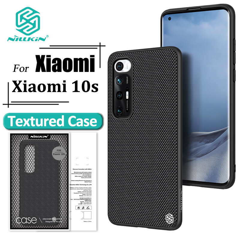Nillkin Sang Trọng Kết Cấu Mờ Ốp Lưng Cho Xiaomi Mi 10S Ốp Lưng Chống Ô Nhiễm TPU + PC Chống Sốc Ốp Lưng Chống Trượt Bền