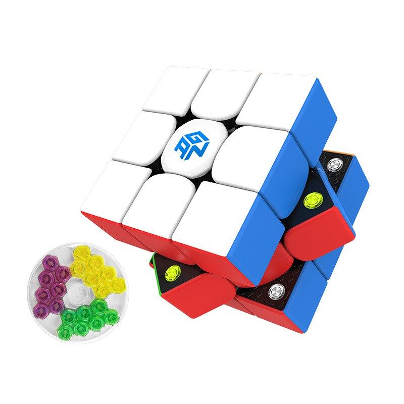GAN356M 3X3x3 Magnetic Cube Professional 3X3 Rubix Speed Puzzle GAN Rubick