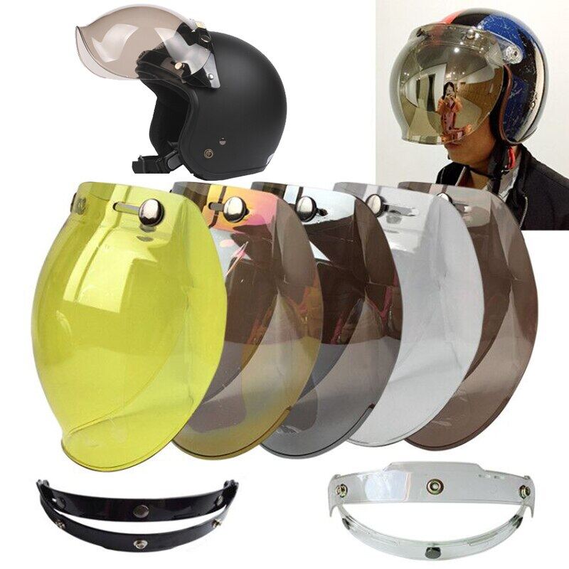 Helm pelindung gelembung kualitas tinggi wajah terbuka pelindung Helm