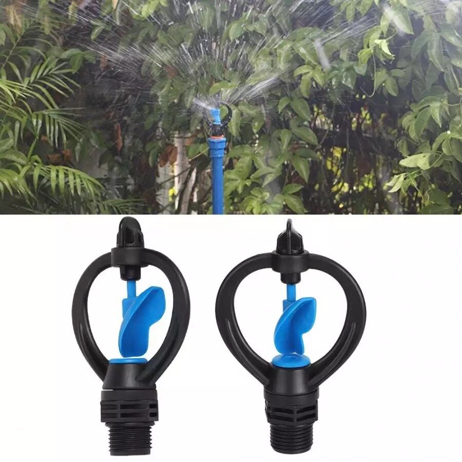 Béc tưới cây phun mưa trục xoay 360