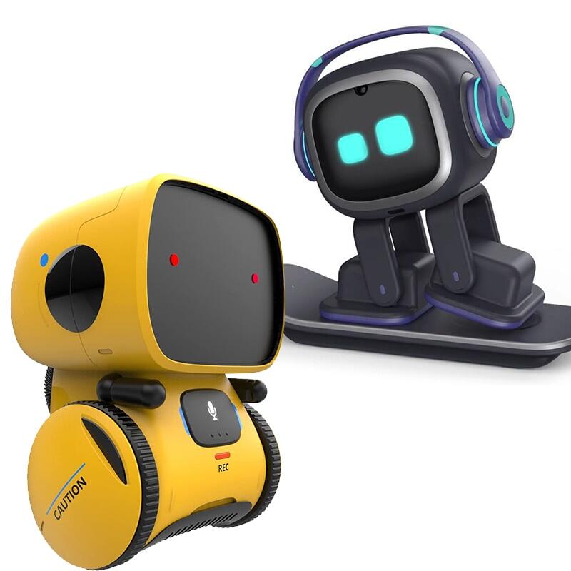 Robot emo Robot thông minh nhảy cảm biến Command giọng nói, hát, nhảy, lặp lại Đồ chơi robot cho trẻ