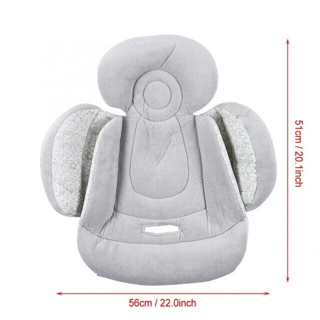 รถเข็นเด็กทารก Cushion อุปกรณ์เสริมที่นั่งในรถยนต์ Pram ความร้อนที่นอน Liner Mat ทารกไหล่สายรัดเข็มขัดฝาครอบคอป้องกัน Pad