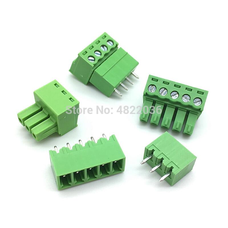 3.81mm 2/3/4/5/6/7/8Pin Pin 3.81 5 Bộ kết nối do dự góc ổ cắm khối vít 15edg + phích cắm thẳng thiết bị đầu cuối sân điện