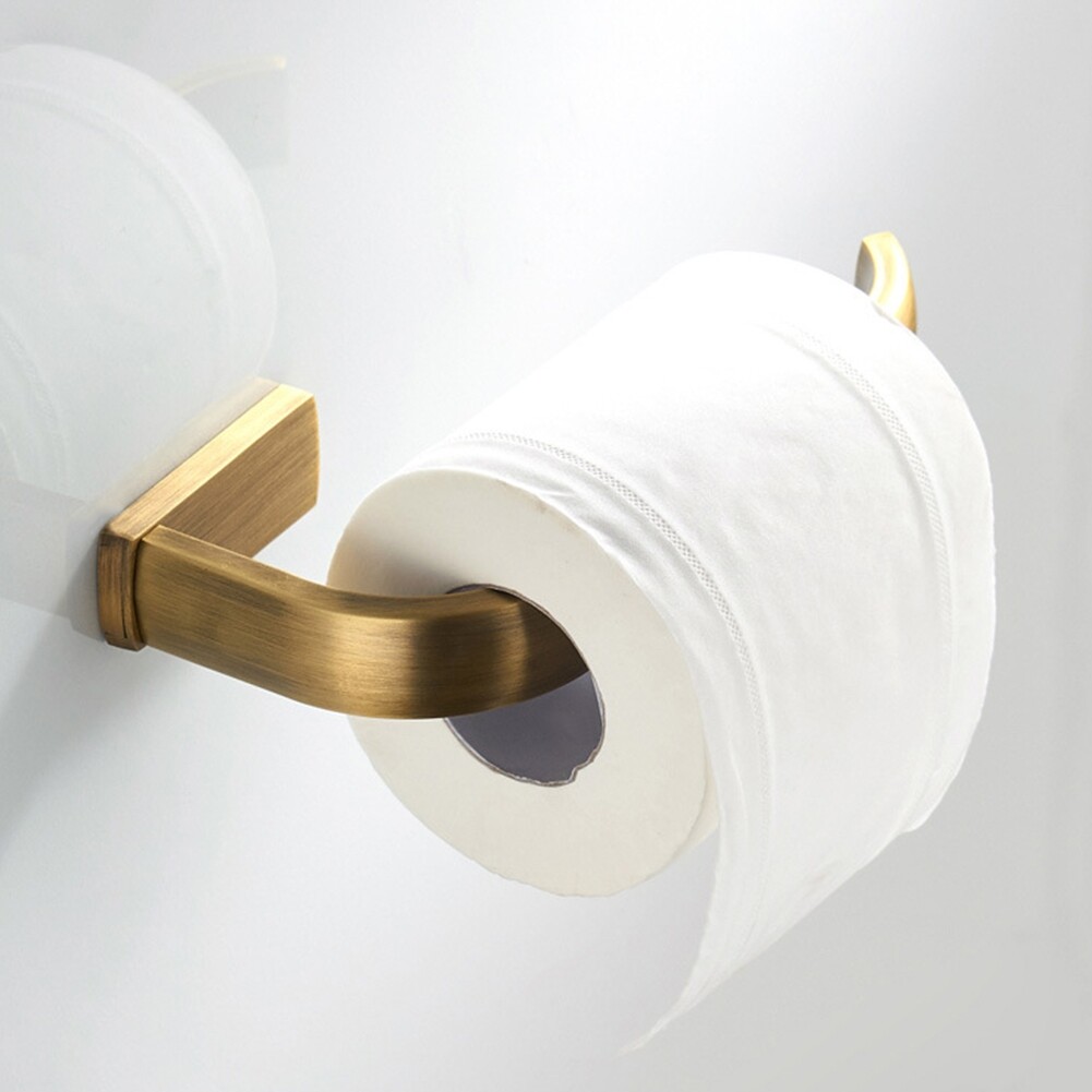Terylin giá treo móc treo giấy vệ sinh gắn tường bằng đồng giá đựng khăn giấy
