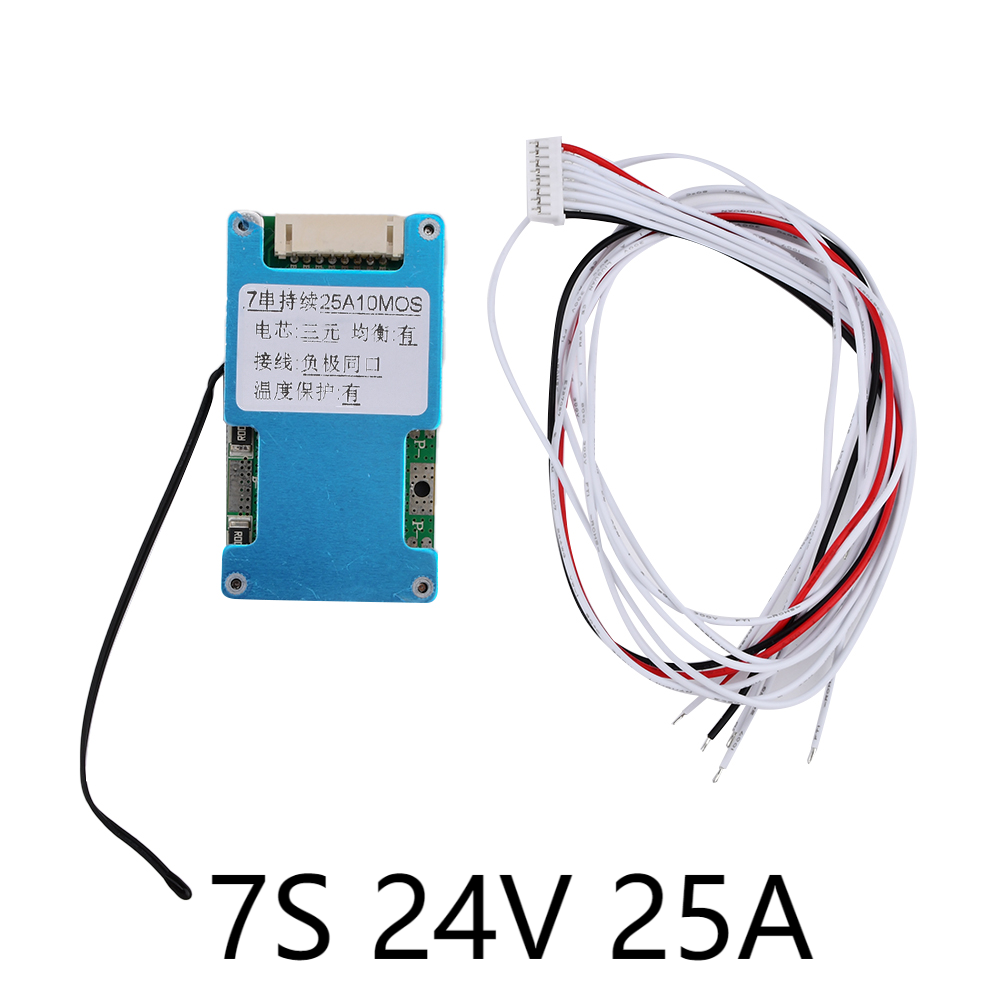 Foriot Bảng Mạch Bảo Vệ Pin Lithium 7S 24V 15A/20A/25A Có Chức Năng Sạc Ngắn Mạch Cân Bằng Quá Tải V