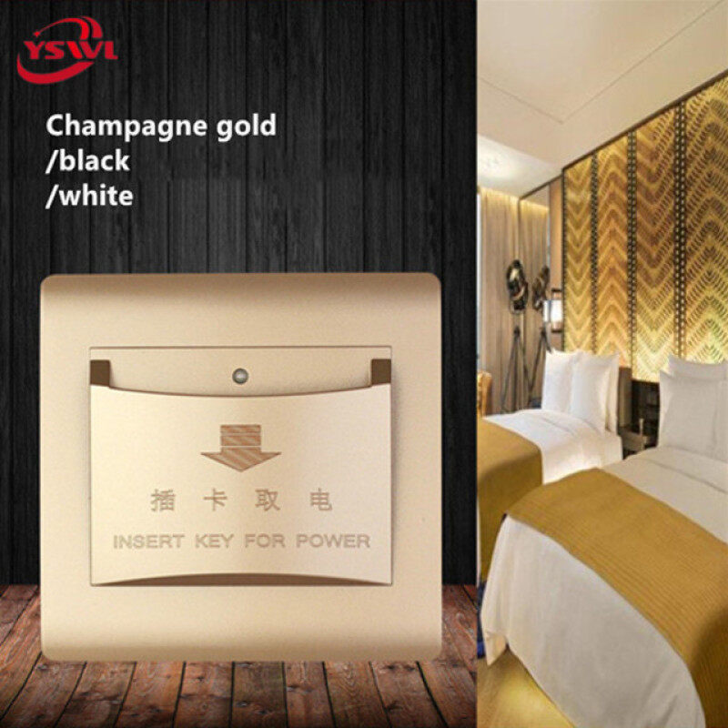 Công Tắc Nguồn Khách Sạn Cao Cấp 40A, Thẻ Từ Loại 86 Công Tắc Cắm, Với Chức Năng Tắt Nguồn Trễ 15 Giây