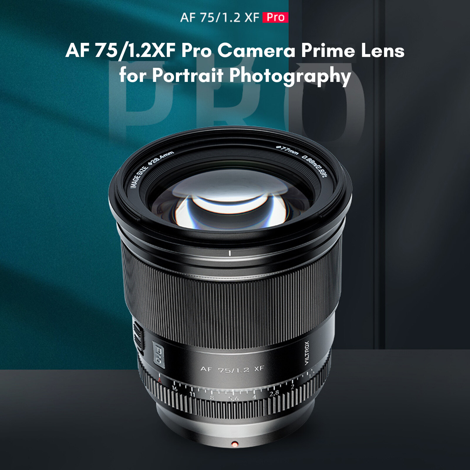 VILTROX AF 75/1.2XF Pro Camera Prime Lens for Portrait Photography APS-C Auto Focus F1.2 Large Aperture 75mm Focal Length Replacement for Fujifilm X-Mount Cameras X-T30 II/ X-T4/ X-T3/ X-Pro3/ X-Pro2/ X-H1/ X-T2 ราคา 39,309 บาท*ส่งฟรี