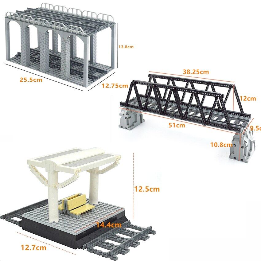 Moc xe lửa đường hầm lối vào Bộ mô hình thành phố xe lửa container bình