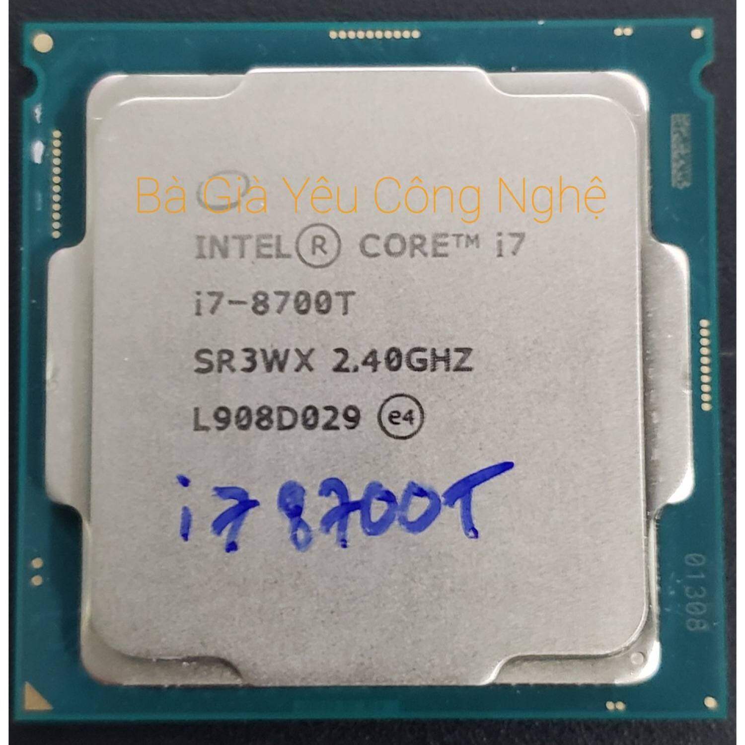 bộ vi xử lý-CPU INTEL core i7 8700T thế hệ thứ 8