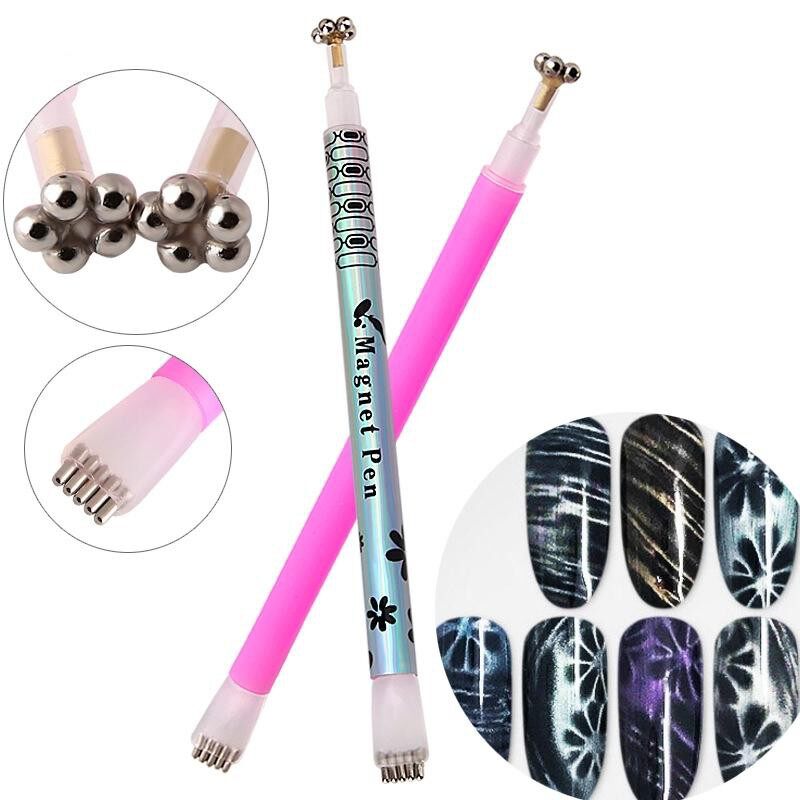 Bút nam châm 2 đầu tiện dụng làm nail - bút nam châm 2 đầu - bum store