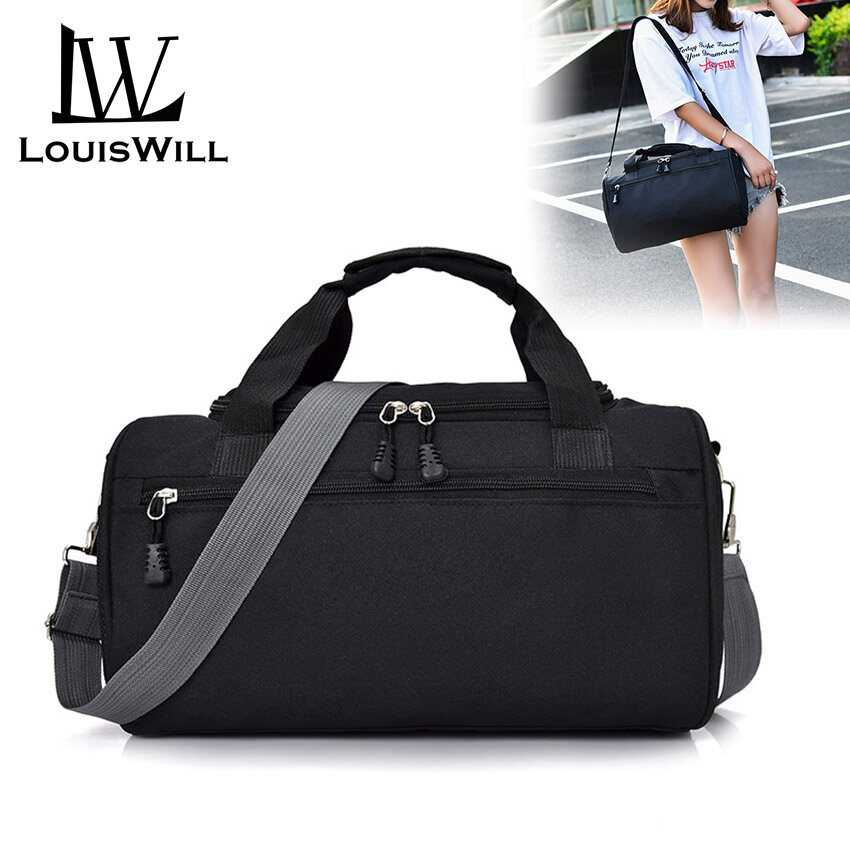 Túi Tập Gym Thể Thao LouisWill Túi Xách Du Lịch Tập Luyện Thể Dục Túi Đeo Vai Vải Thô Sling Túi Yoga Mat Túi Thể Thao Có Dây Đeo Vai Có Thể Tháo Rời