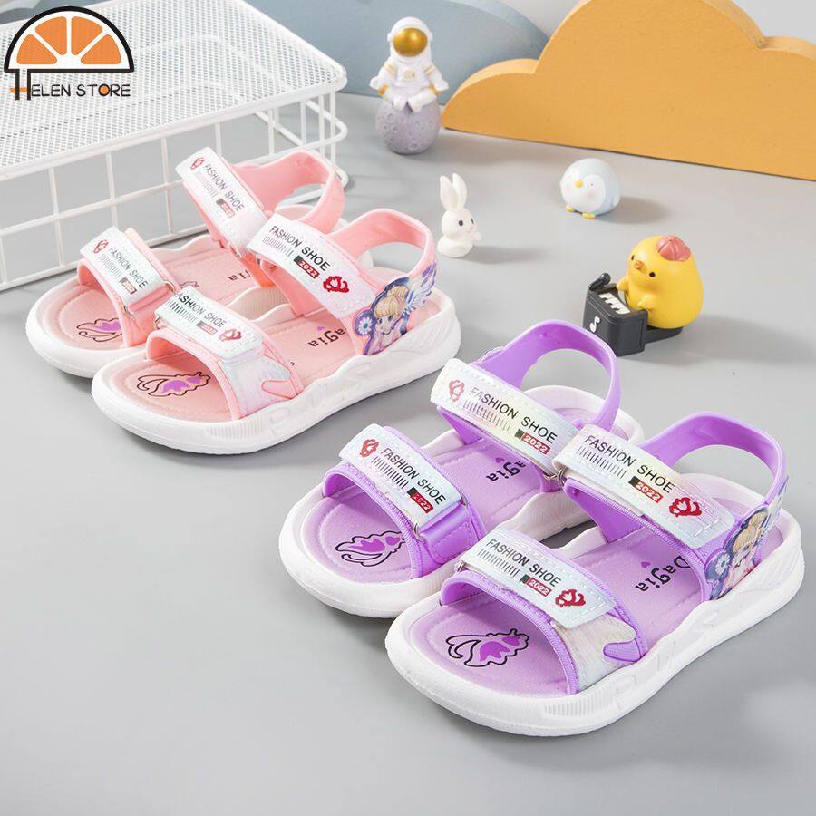 Hs xăng đan trẻ em thời trang mới bé trai và bé gái đế mềm xăng đan đi biển