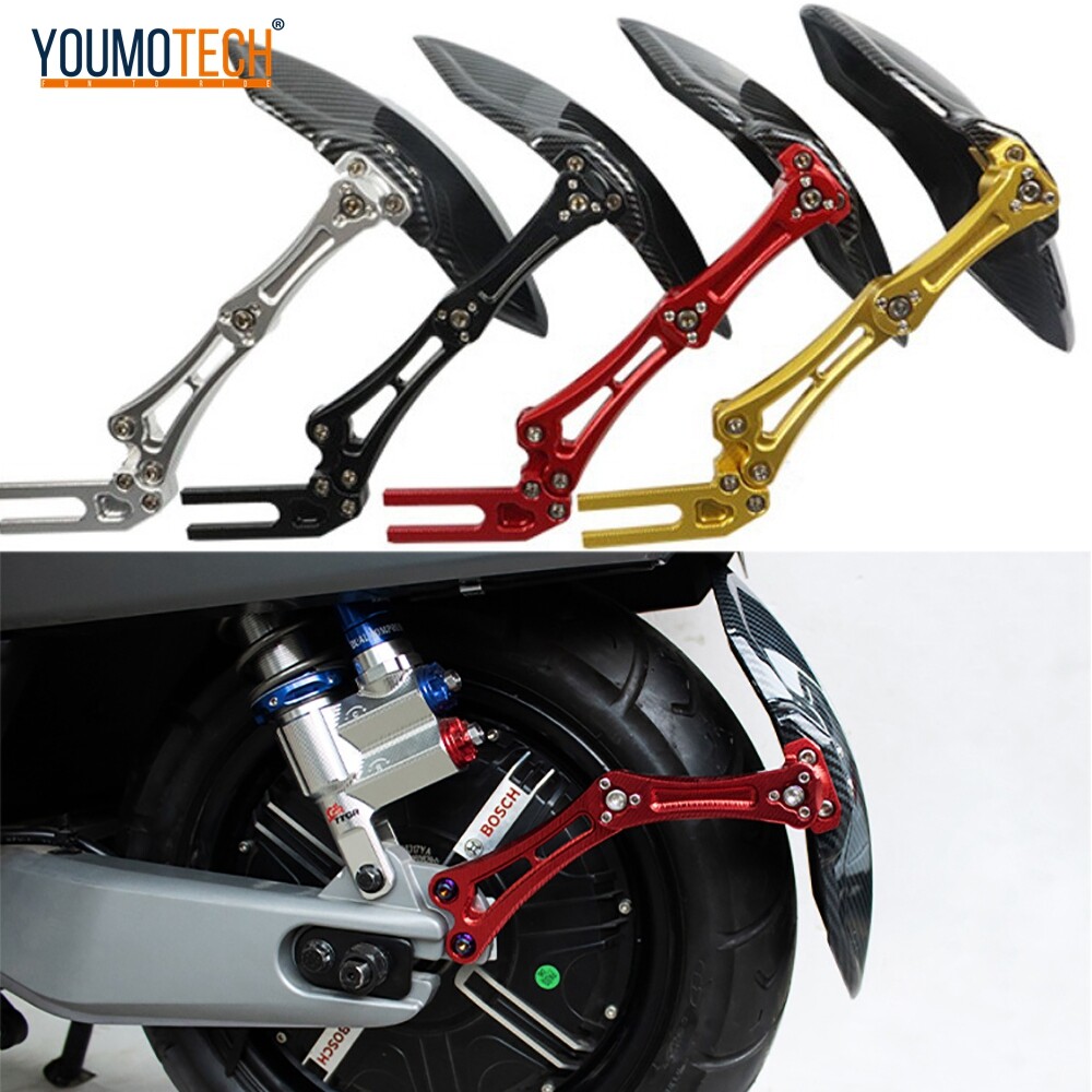 Phổ Xe Máy Nhôm Chắn Bùn Phía Sau, Tấm Chắn Bùn Nhựa In Sợi Cacbon Dành Cho Honda Kawasaki Yamaha KTM BMW Aprilia Benelli Bajaj Suzuki Ducati Modenas Triump H, V. V.