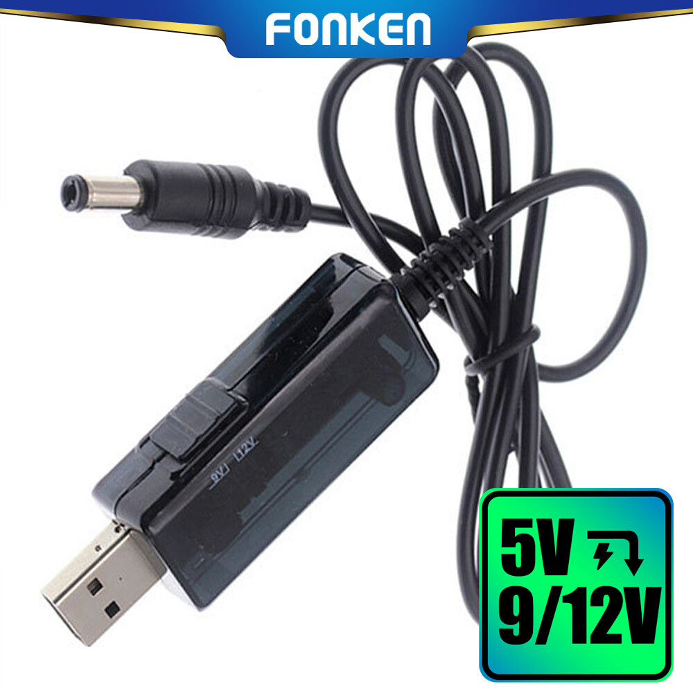 Fonken bộ chuyển đổi tăng áp usb cáp chuyển đổi tăng áp usb dc 5v sang 9v 12v cho nguồn điện/bộ sạc/bộ chuyển đổi nguồn điện
