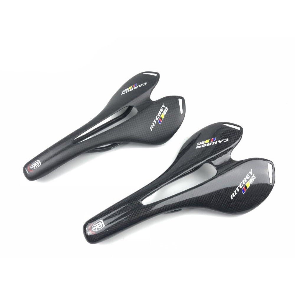 Yên xe đạp carbon ritchey wcs sợi carbon hoàn toàn 3k siêu nhẹ và chắc chắn xe đạp trên đường/xe đạp mtb